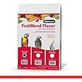 ZuPreem FruitBlend Bird Pellets, Daily Bird Food for Amazon, Cockatoo, Macaw, Core Nutrition for Large Birds, Made in USA, Macaw Food, Macaw Bird Food, Macaw Pellets (L, 17.5 lb)