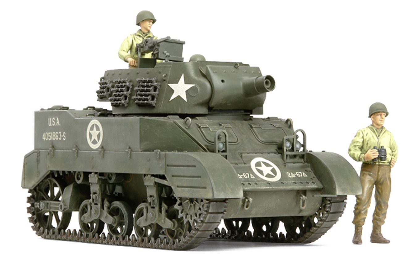 Tamiya 300035312 – 1: 35 WWII US M8, howitzer with figures (3).