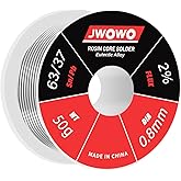 Rosin Core Solder Wire for Electrical Soldering(0.8mm/50g),By JWOWO