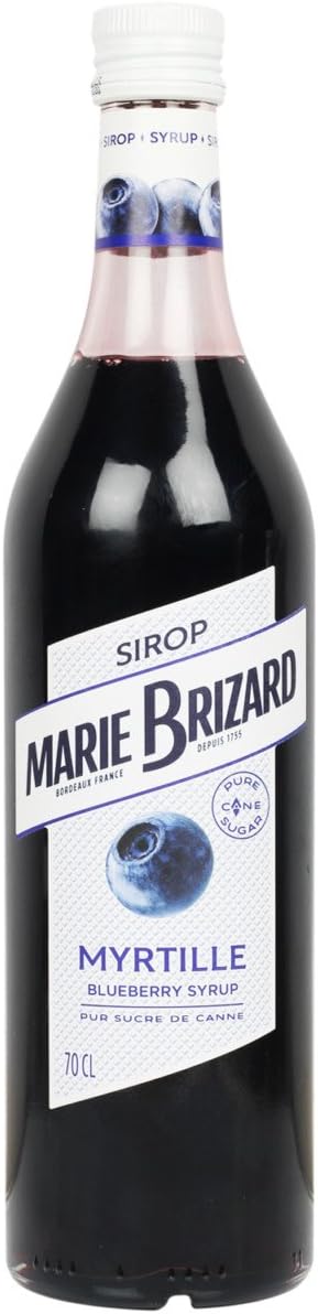 Marie Brizard Blueberry Syrup, 700 ML [Premium French Syrup, Made with Pure Cane Sugar]