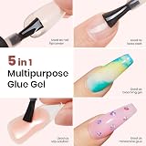 Beetles Gel Polish 5 In 1 Nail Glue Kit 2x15ml Base Gel for Nails view 2