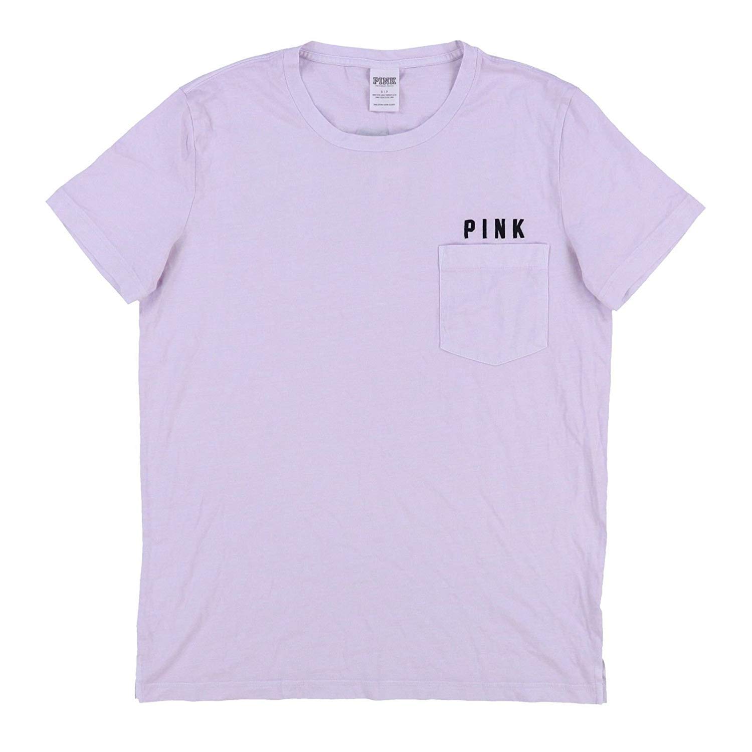 Victoria S Secret Pink Campus Tee Lilac Purple 3913 Shirts | Kitilan