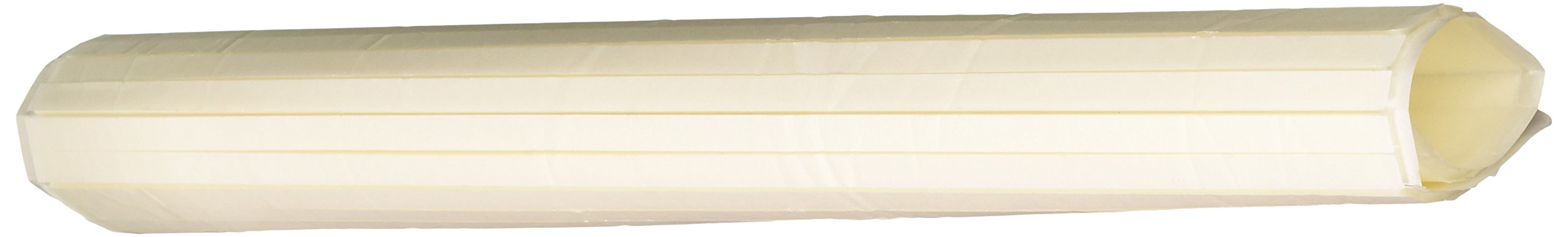TapeCase 1/4-12-25-FTS-W Foam Strips w/tab, White, 1/4" x 12" - 25/pk (1 Pack)