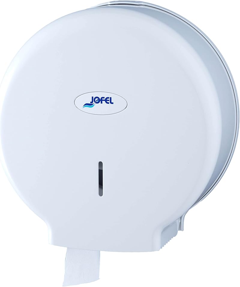 Jofel Smart Medium Toilet Roll Holder White 300 m ABS