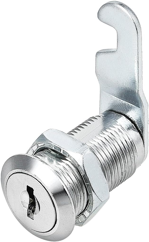 Sourcingmap Drawer Cabinet Cam Lock, 1-1/8" Cylinder Length with No.1 Cam, Fits on 7/8" Max Panel Thickness - Image 4
