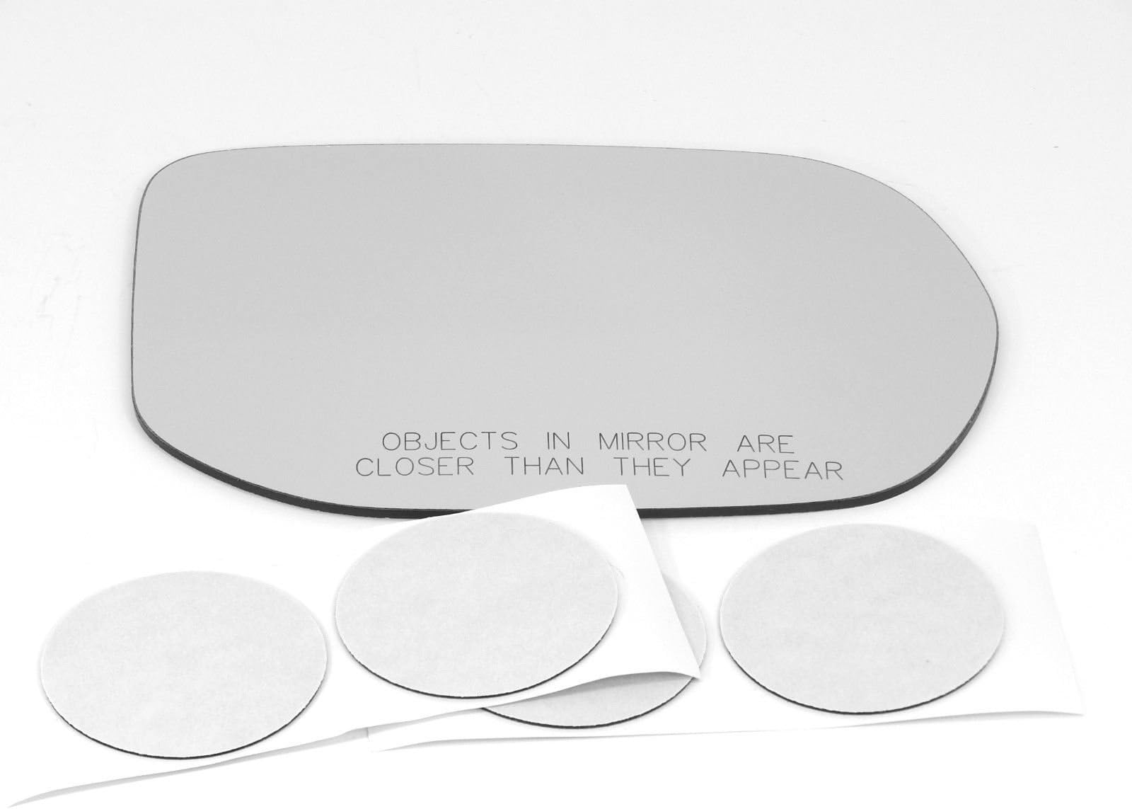 Fits 06-11 Civic (Hybrid Only) Convex, Right Passenger Side Mirror Glass Lens w/o Backing Plate. Comes with Adhesive, USA. (Does Not Fit 4dr or 2dr)