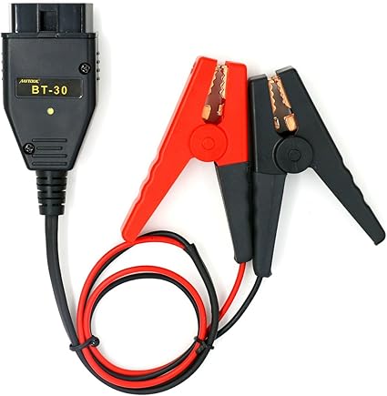 Amazon Fr Autool Cable D Alimentation De Secours Pour Batterie De Voiture Ecu Bt30 Obdii 12 V Adaptateur Chargeur De Batterie A Clipser Cable De Sauvegarde