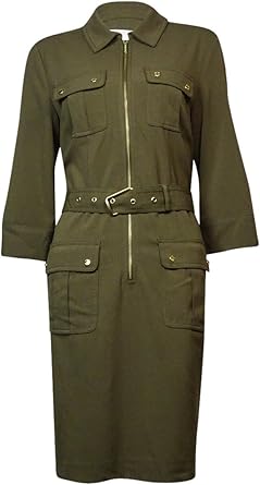 Michael kors shirt dress green Clearance