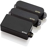 EMG SA/SA/81 Active Strat Guitar Pickup Set, Black | Active Pickup, Consistent Output Level, For Tone Upgrades &amp; Repairs, Drop-In Tone Upgrade, Clear Highs, Tight Low End