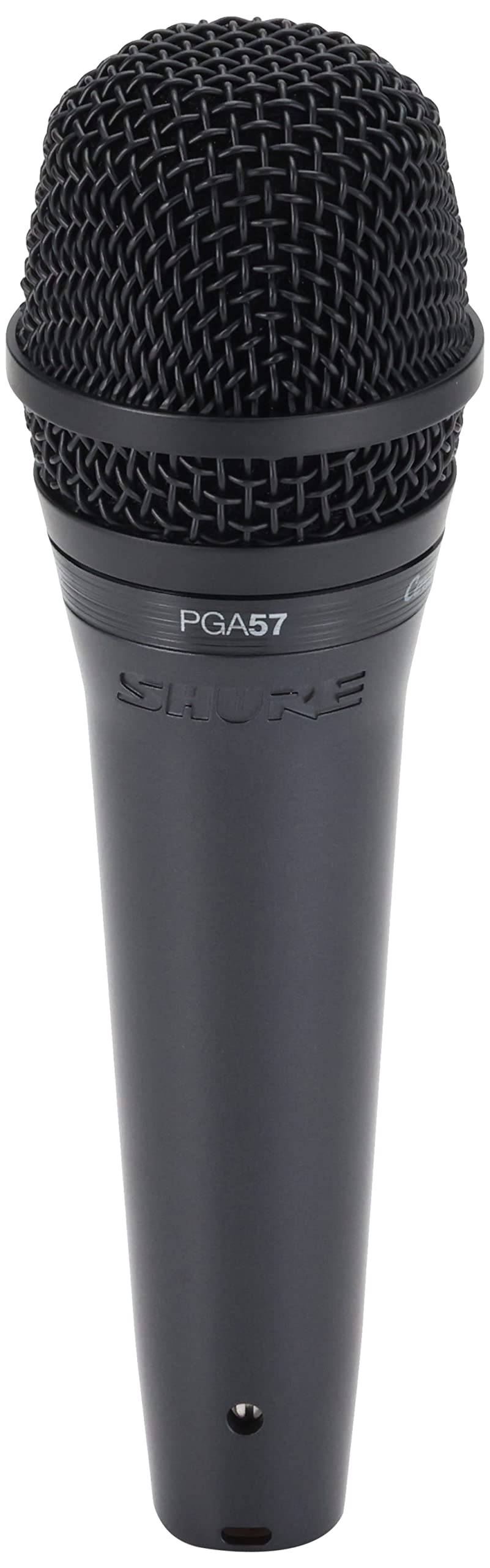 Shure PGA57 Dynamic Microphone - Professional Quality Instrument Mic with Cardioid Pick-up Pattern, 3-in XLR Connector, 15' XLR-to-XLR Cable, Stand Adapter and Zipper Pouch, (PGA57-XLR)