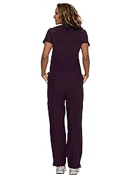 floralhue Scrubs for Women, V-Neck Scrubs Top