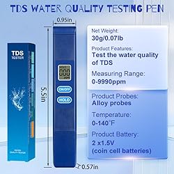 2 PCS TDS Meter-Digital Water Tester, Dissolved