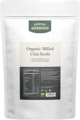 Everyday Superfood Organic Milled Chia Seeds 350g Cold Ground Powder view 1