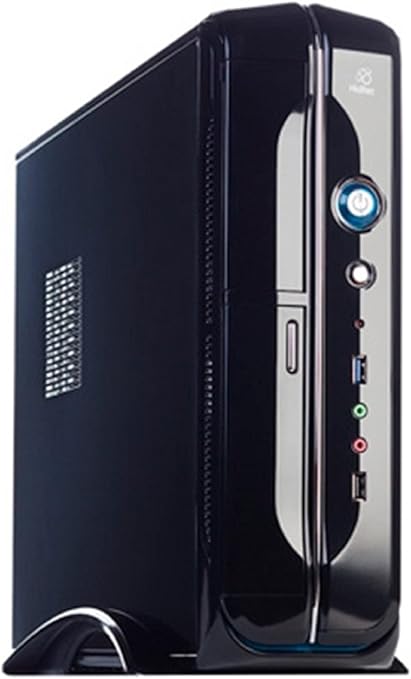 Hiditec Micro ATX caja slim10 negro 450 W USB 3.0: Amazon.es: Informática