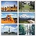 US National Parks and Landmarks - Set of 25 standard 4x6 postcards capturing the beauty of America’s most famous National Parks and man made landmarks - Each photo post card has a unique image