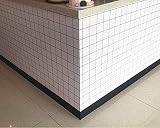 Mesoar 10m Self-Adhesive Matted Black Wallpaper Border 4in Wide Peel & Stick view 5