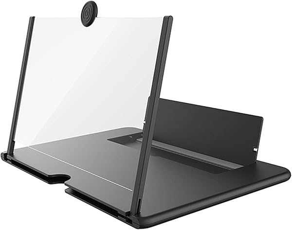 Findema 12 Inch Screen Magnifier Foldable Smart Phone Amplifier High Definition Zoom Suitable for All Smart Phones Foldable