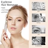 Vinmall Eyebrow Trimmer Women 5 Modes 4 Heads Gold 2 Portable view 5