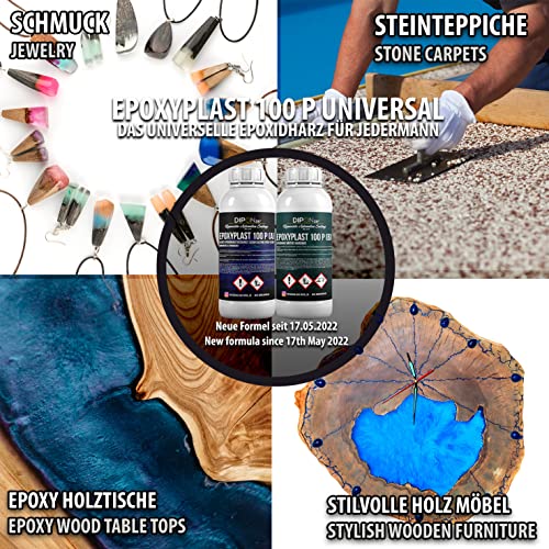 9,0 KG Epoxidharz 2K Epoxi Harz mit Härter Glasklar in Profi Qualität und geruchs- und emissionsarm. Epoxy Gießharz UV Stab. für Schmuck Holz Tisch Aquarium Terra Formenbau GFK Bodenbeschichtung thumbnail 2