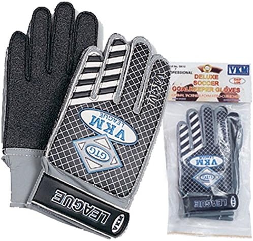 New VKM GK12 Youth Soccer Goal Keeper Goalie Gloves Tacky Palm Comfort Size 4-7 (5)