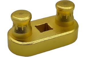 ZEIBOAT 77455 Cable Bender Tool, Connects to 1/2'' Ratchet, Wire Bender Tool-Maximum Bending Up to 500 MCM, Gold