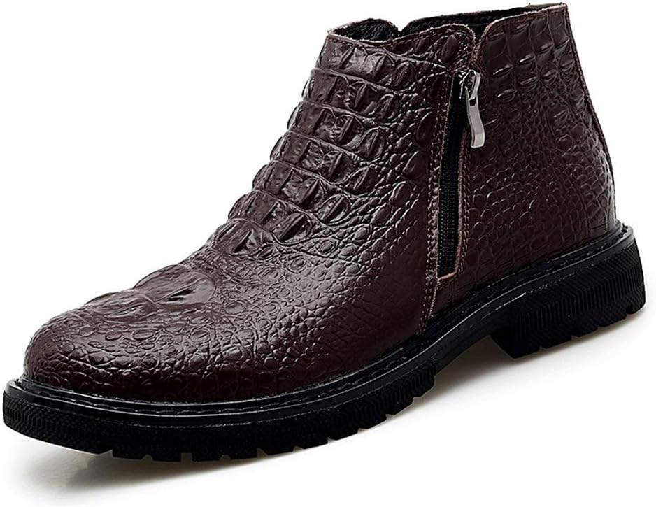 faux crocodile boots