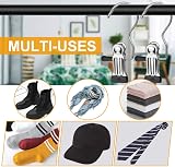 BUZIFU 20 Pcs Laundry Hooks Clips Hangers Anti-Slip 360° Rotating view 8