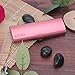 Aluminum Eyeglasses Case,EZESO Slim Light Weight Matte Hard Metal Spectacles (Grapefruit Red)