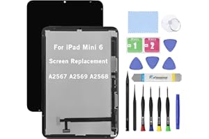HOYRTDE 8.3" Screen Replacement for iPad mini 6 2021 A2567 A2569 A2568 LCD Display Glass Touch Digitizer Premium Kit with Tools