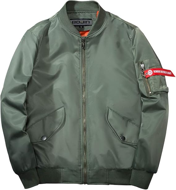 Amazon Bojin ジャケット メンズ ジャンパー 厚手 Ma 1ジャケット 中綿 フライトジャケット 薄手 ブルゾン カジュアル パイロットジャンパー 春 秋 冬 防寒 コート ジャケット 通販