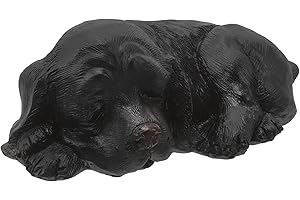 NESTINGHO Outdoor Key Hider Puppy Garden Decorative Key Holder with Hidden Compartment for Porch Yard Patio