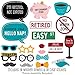 Big Dot of Happiness Retirement - Photo Booth Props Kit 20 Count