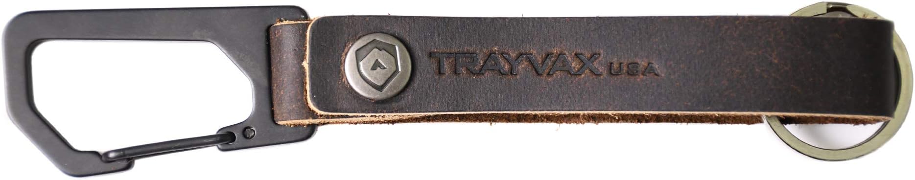 Trayvax Keyton Clip Carabiner Keychain Stainless-Steel Quick-Attach and Release
