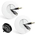 in Wall Cable Management Kit for Wall Mounted TV, Slim Round Wall Cable Pass Through with Hole Saw Drill Attachment for Easy 