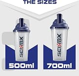 SCI-MX Protein Shaker Bottle 700ml 100% Leak Proof Easy Mixing view 3