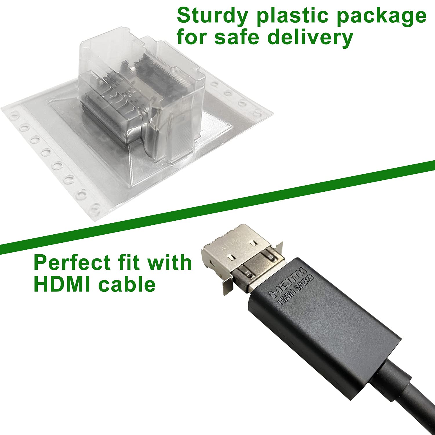 HDMI Port Replacement Kit for Xbox Series X, Display Socket Jack Connector Repair for XSX Console (Original OEM Quality), Including Tools (Screwdrivers, Tweezer, Spudger)