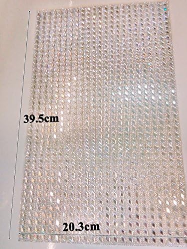 Superstore Rhinestone Trim Crystal Glass Craft Type Can do art cut to match clothes. Be it shoes, bags, weddings, beautiful parties, Christmas (light brown &amp; clean 23 rows)