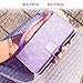 Fingic Cover for iPhone XR,iPhone XR Wallet Case,Glitter Sparkle Cover 9 Card Holder PU Leather Detachable Wrist Strap Wallet Case for Women Cover for Apple iPhone XR/iPhone XR 2018 6.1