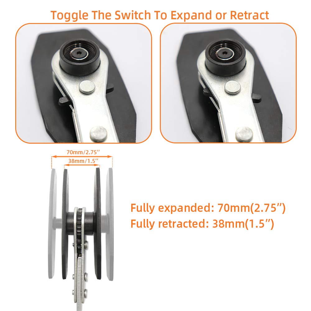 Five Bananas Brake Caliper Press, Ratchet Brake Piston Caliper Wrench