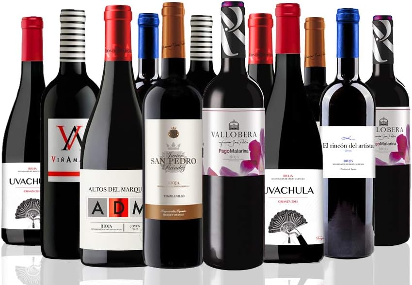 Awardwinning Rioja Crianza and DO Rioja red wine case of 12 bottles