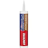 Loctite Power Grab Paneling Construction Adhesive, 1 Pack | Express Paneling Construction Adhesive Provides A Strong, Instant Grab For Interior Wood, PVC, &amp; Drywall Projects