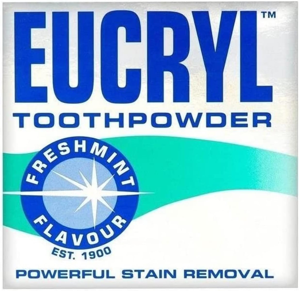Eucryl Smokers Tooth Powder Freshmint Flavour, 50 g (Pack of 6)