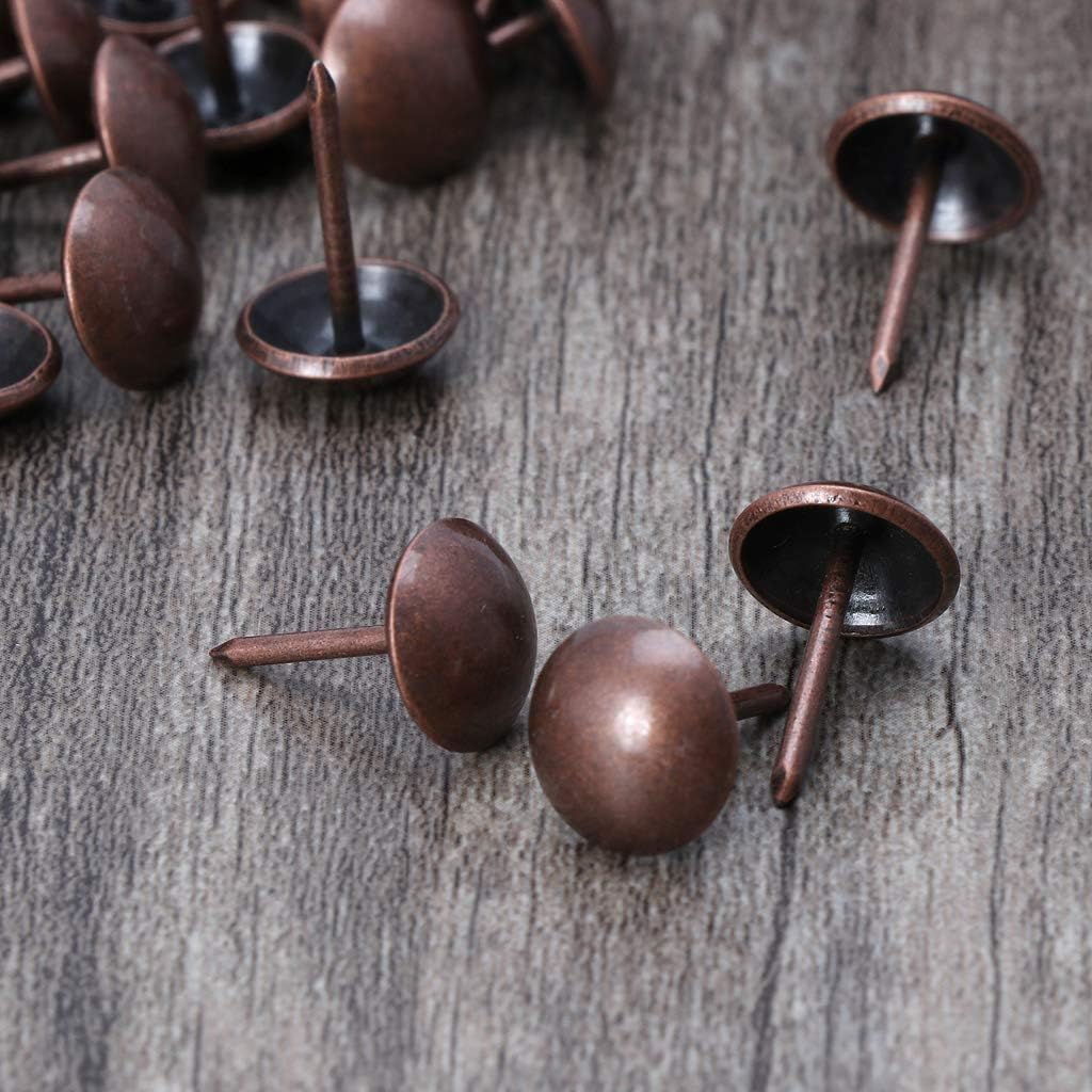 Techinal 100Pcs/Pack Upholstery Tacks Nails Antique BrassFurniture
