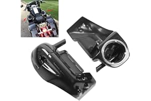 XFMT Lower Vented Leg Fairings W/ 6.5" Speaker Box Pods for Harley Touring 1983-2013 Road King Electra Street Glide Ultra Classic