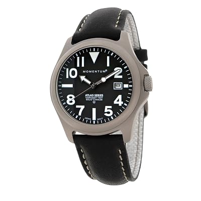 Momentum Mens Atlas Fieldwatch | 100m330ft Water Resistant | Lightweight Titanium Case