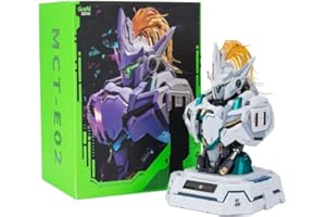 KAROYD GaN Fast Charging Station, Lancelot of The Lake 1/72 Scale Mecha Action Figure - Multi-Hole Model with Base and Built-in LED Light - Compatible with Phones, Tablets, and Headphones, Mct-e02