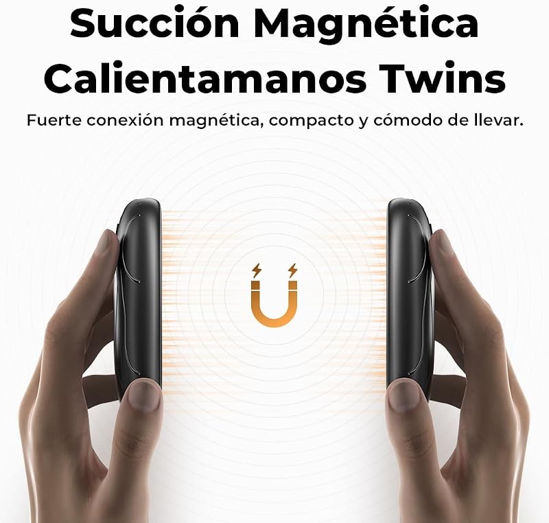 Calentador de Manos Recargable 2 en 1 Magnético para Diario — foto 5 de 8