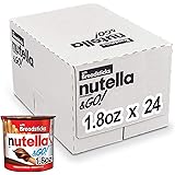 Nutella & GO! Hazelnut and Cocoa Spread with Breadsticks, Snack Pack, Great for Holiday Stocking Stuffers, 1.8 oz each, Bulk