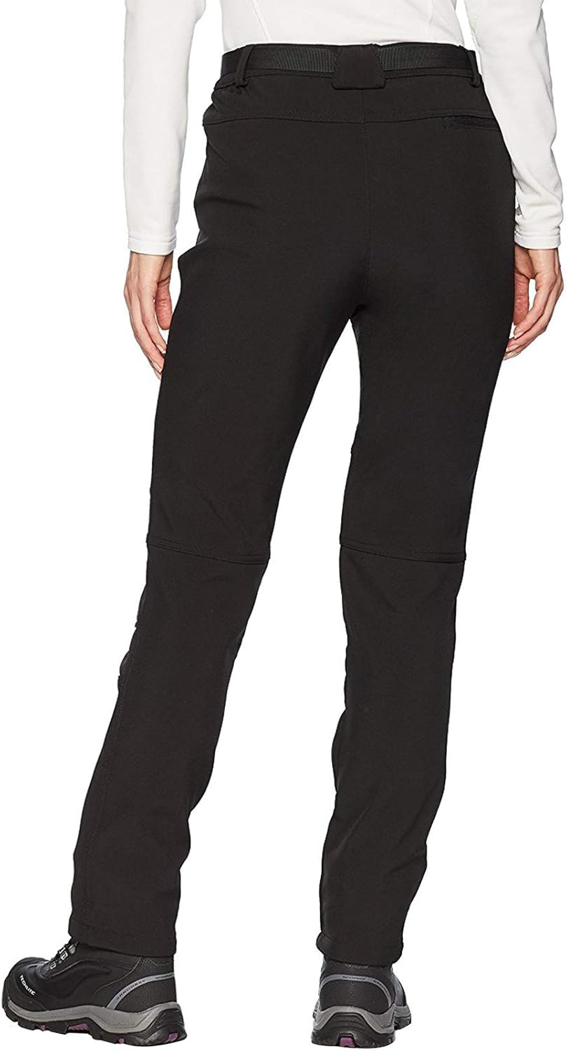DAFENGEA Women's Snow Ski Outdoor Waterproof Windproof Softshell Fleece Slim Hiking Snowboard Pants: Clothing