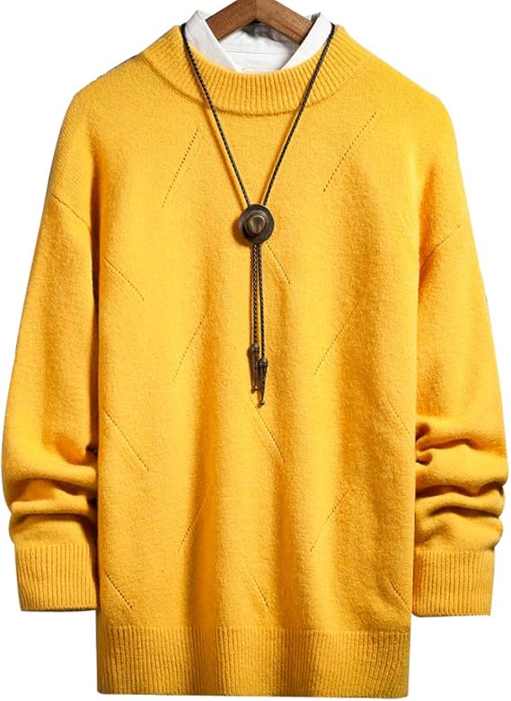 Amazon ニット セーター メンズ クルーネック 丸首 長袖 カジュアル セーター 暖かい 大きいサイズ 無地 おしゃれ セーター 通販
